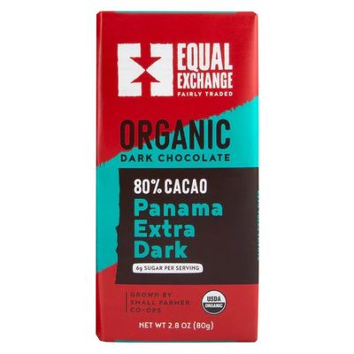 Equal Exchange *Chocolate Bar, Panama, Extra Dark 80%, Organic