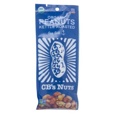 CB's Nuts Peanuts, Kettle Roasted, Sea Salt, Organic