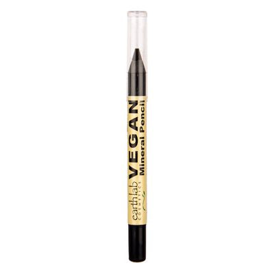 Earth Lab Cosmetics Mineral Eye Liner Pencil, Black, Vegan, Gluten Free