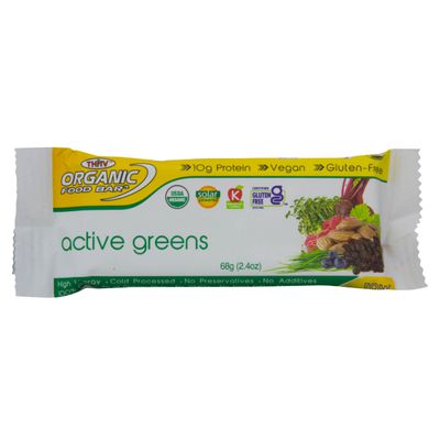 Thriv Organic Food Bar Active Greens Bar, Organic