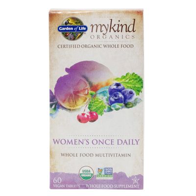 Garden of Life Mykind Women Once Daily Multivitamin, Organic