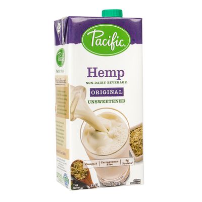 Pacific Foods Hemp Milk, Unsweetened, Original, All Natural