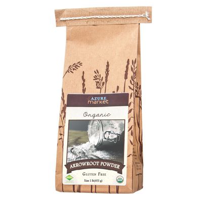 Azure Market Organics Arrowroot Powder, Organic, Gluten Free
