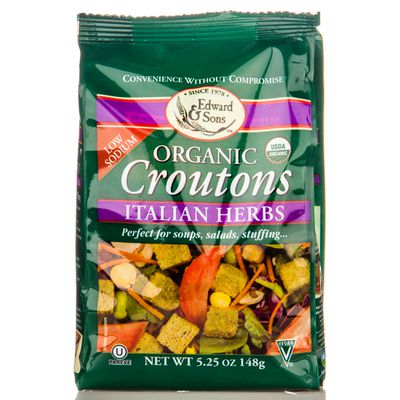Edward & Sons Croutons, Italian Herbs, Organic