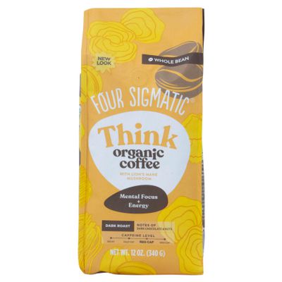 Four Sigmatic Think Coffee, Whole Bean, Organic