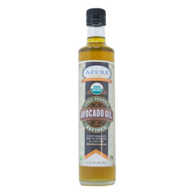 Azure Market Organics Avocado Oil, Cold Pressed, Refined, Organic