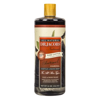 Dr. Jacobs Naturals Charcoal Castile Liquid Soap