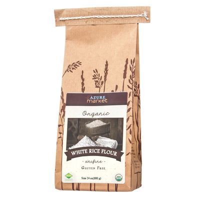 Azure Market Organics Rice Flour, White, (Unifine), GF, Organic