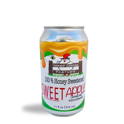 Naked Chicks Pasture Honey Soda, Apple