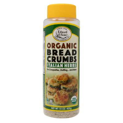 Edward & Sons Breadcrumbs, Italian Herbs, Organic