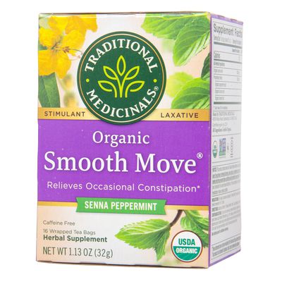 Traditional Medicinals Smooth Move Peppermint Tea, Organic