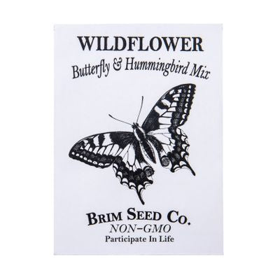 Brim Seed Co. Flower, Wildflower Butterfly and Hummingbird Mix Seed