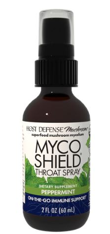 Host Defense Mushrooms MycoShield Spray, Peppermint, Organic