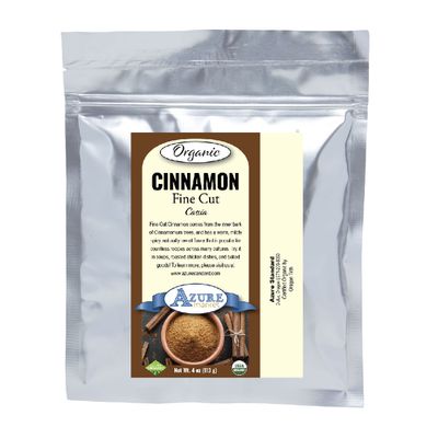 Azure Market Organics Cinnamon, Fine Cut, Organic