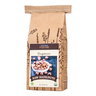 Azure Market Organics Hazelnuts, Raw, Organic