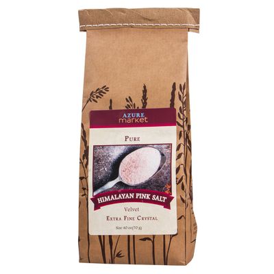 Azure Market Himalayan Pink Crystal Salt, Velvet (powder)