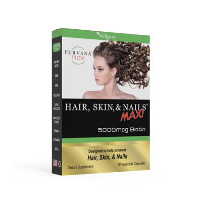 Wellgenix Purvana Max, Hair, Skin & Nails