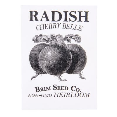 Brim Seed Co. Radish, Cherry Belle Heirloom Seed