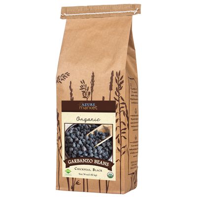 Azure Market Organics Garbanzo Beans, Chickpeas, Black, Organic