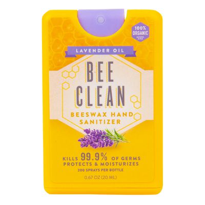 Bee Clean Beeswax Hand Sanitizer, Lavender Oil