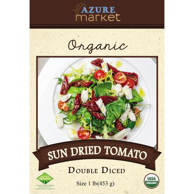 Azure Market Organics Tomato, Sun Dried, Double Diced, Organic