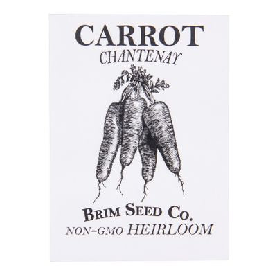 Brim Seed Co. Carrot, Chantenay Heirloom Seed