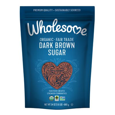 Wholesome Sweeteners Brown Sugar, Dark, Organic, Fair Trade