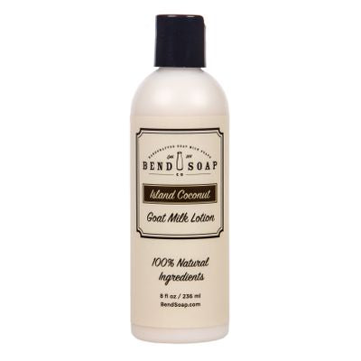 Bend Soap Company Goat Milk Lotion, Island Coconut, All Natural