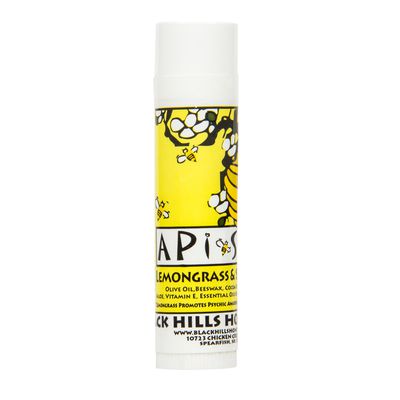 Black Hills Honey Farm Lip Balm, Api Stick, Lemongrass & Sweet Orange