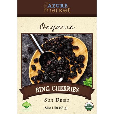 Azure Market Organics Cherries, Bing, Sun Dried, Organic