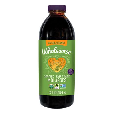 Wholesome Sweeteners Molasses, Blackstrap, Organic, Fair Trade