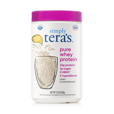 Tera's Whey Protein Powder, Grass-fed, Plain, Unsweetened