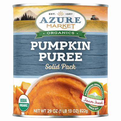 Azure Market Organics Pumpkin Puree, Solid Pack, Organic