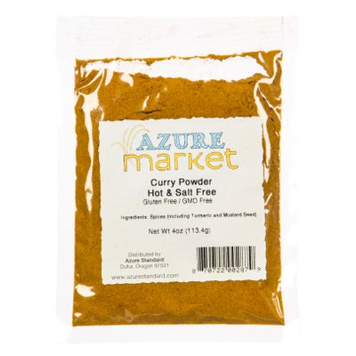 Azure Market Curry Powder, Hot, Salt Free