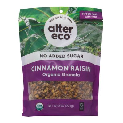 Alter Eco Granola, Cinnamon Raisin, Organic