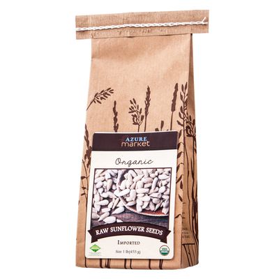 Azure Market Organics Sunflower Seeds, Raw, Imported, Organic