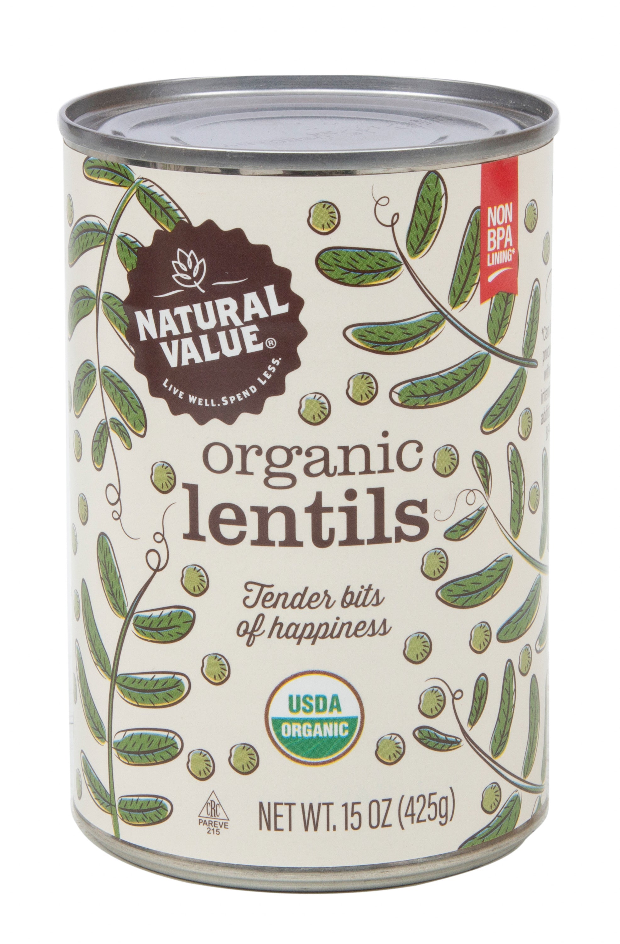 Natural Value Lentils, Organic – Manna Harvest