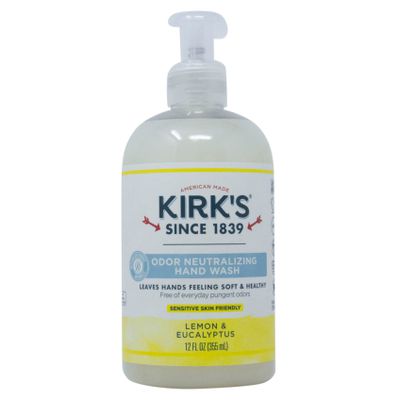 Kirk's Hand Soap, Hydrating & Odor Neutralizing, Lemon & Eucalyptus