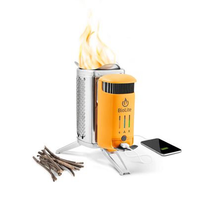 Biolite CampStove 2+ Electricity Generating Wood Burning Camp Stove