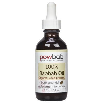 Powbab Baobab Oil, 100%, Cold Pressed, Organic