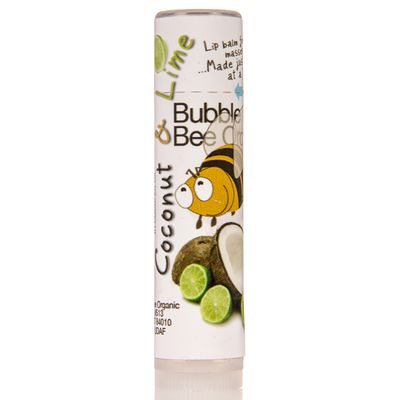 Bubble & Bee Organics Lip Balm, Coconut Lime, Organic