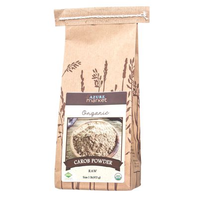 Azure Market Organics Pure Carob Powder, Raw, Organic