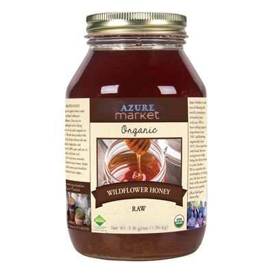 Azure Market Organics Honey, Raw, Wildflower, Organic