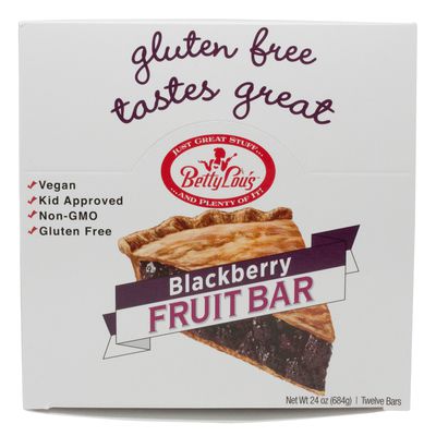 Betty Lou's Fruit Bars, Blackberry, GF