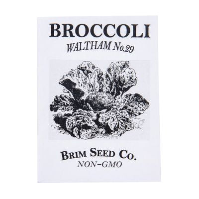 Brim Seed Co. Broccoli, Waltham No.29 Seed