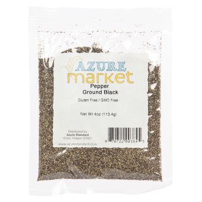 Azure Market Pepper, Ground, Black