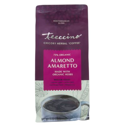 Teeccino Almond Amaretto, Chicory, Herbal Coffee, Organic