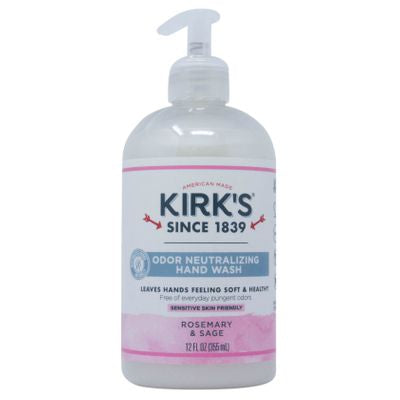 Kirk's Hand Soap, Hydrating & Odor Neutralizing, Rosemary & Sage