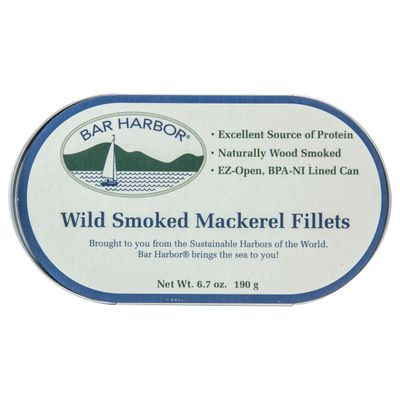 Bar Harbor Wild Smoked Mackerel, Fillets