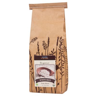 Azure Market Organics Rice, Long Grain, White Organic